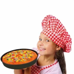Lekmat pizza för att leka kock