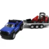 Leksaksbil SUV med trailer ljud och lampor Kids Globe 1:24