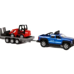 Leksaksbil SUV med trailer ljud och lampor Kids Globe 1:24