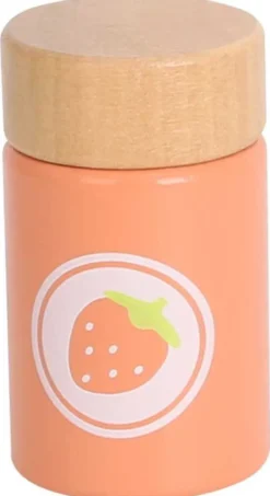 Leksaksbrödrost trä med brödskivor, pålägg Tooky Toy