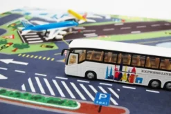Leksaksbuss Turistbuss Pull Back Kids Globe