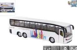 Leksaksbuss Turistbuss Pull Back Kids Globe