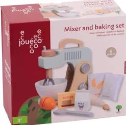 Leksaksmixer och bakset i trä till barn Jouéco