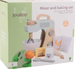 Leksaksmixer och bakset i trä till barn Jouéco