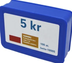 Leksakspengar 5 kr mynt 100 st