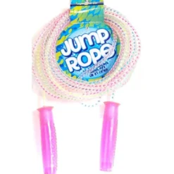 Långt Hopprep 6 meter Rainbow Plast