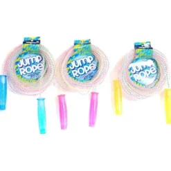Långt Hopprep 6 meter Rainbow Plast