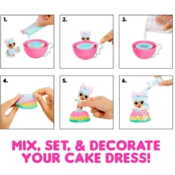 L.O.L. Suprise Mix and Make Birthday Cake Tot Docka