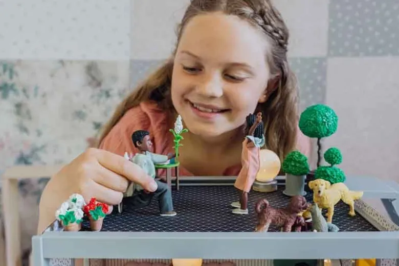 Lundby Blomsterset till Lundby dockhus