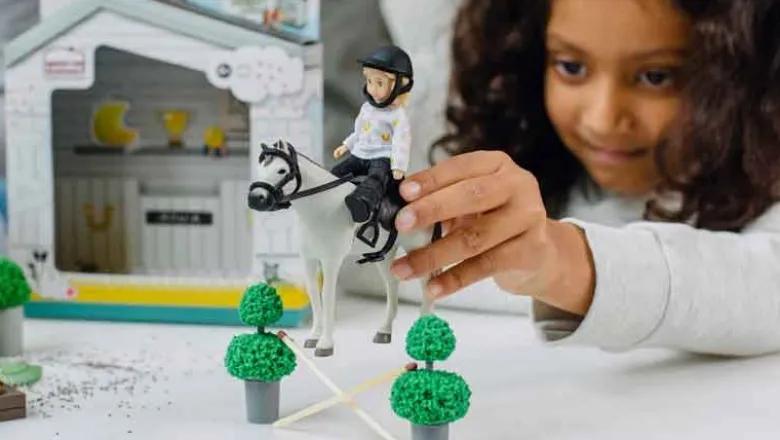 Lundby Docka Med Häst