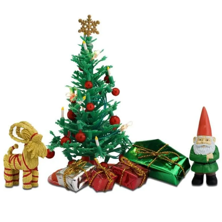 Lundby Julgransset med Tomte Batteridrivet