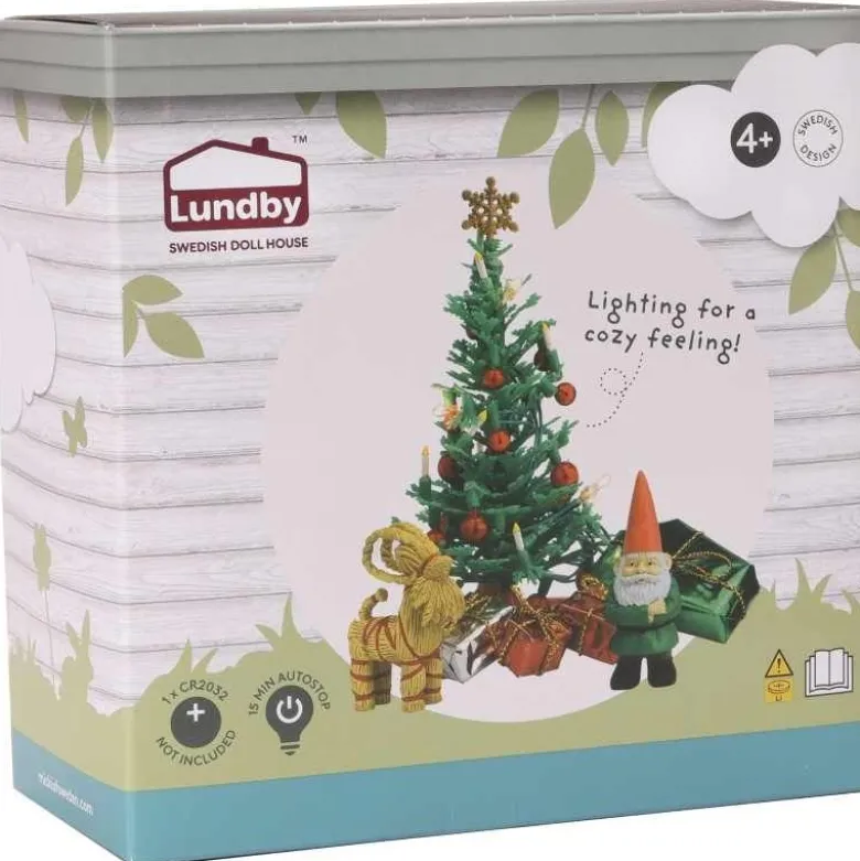 Lundby Julgransset med Tomte Batteridrivet