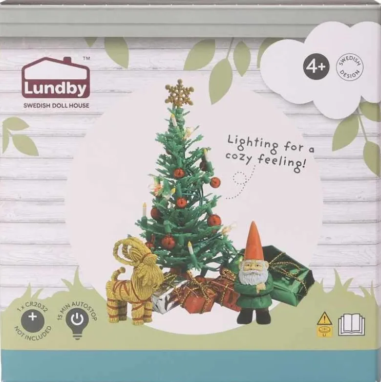 Lundby Julgransset med Tomte Batteridrivet
