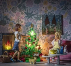 Lundby Julgransset med Tomte Batteridrivet