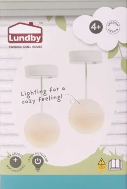 Lundby 2 Rislampor Batteri
