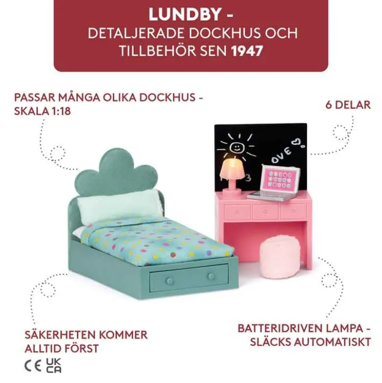Lundby Tonårsrum Möbler