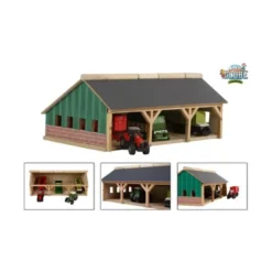 Maskinhall för Siku leksakstraktorer Kids Globe 1:87