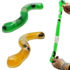 Mask med Slime, larver och flugor Fidget 27 cm