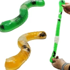 Mask med Slime, larver och flugor Fidget 27 cm