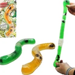 Mask med Slime, larver och flugor Fidget 27 cm