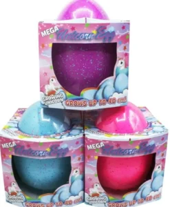 Mega Ägg Växande Enhörning 20 cm