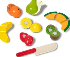 Melissa & Doug Leksaksmat Frukter i trälåda