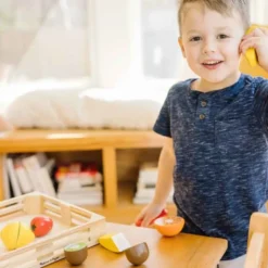 Melissa & Doug Leksaksmat Frukter i trälåda