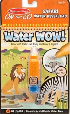 Melissa & Doug Safari Water Wow Vattenfärg
