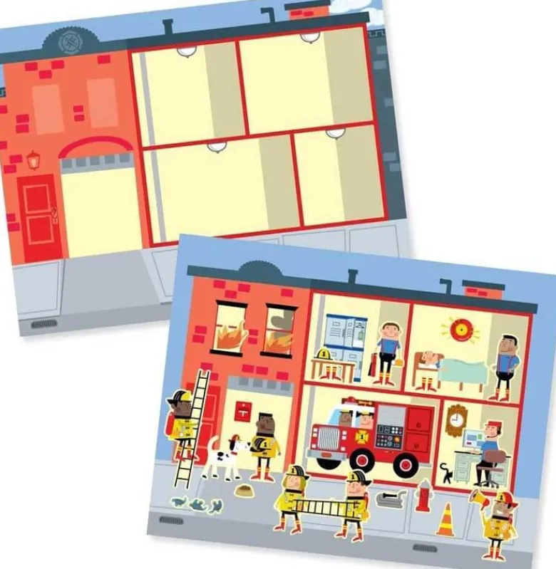 Melissa & Doug Stickers Stadstema Återanvändbara