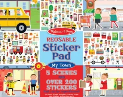 Melissa & Doug Stickers Stadstema Återanvändbara