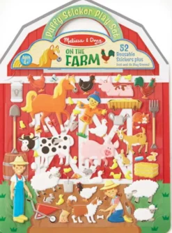 Melissa & Doug Stickers Tjocka Bondgård Återanvändbara