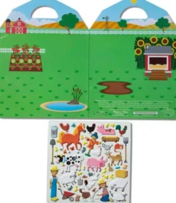 Melissa & Doug Stickers Tjocka Bondgård Återanvändbara