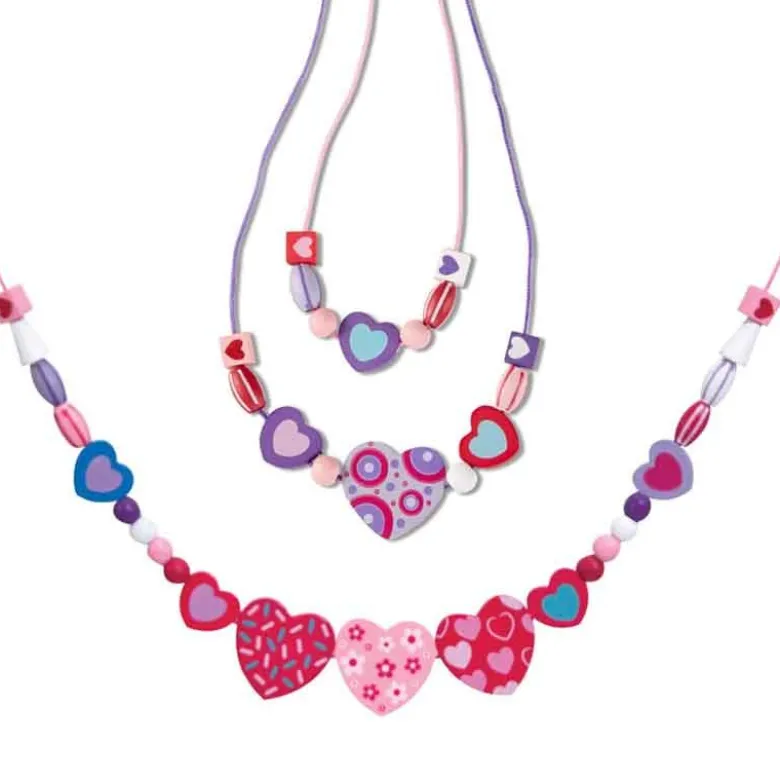 Melissa & Doug Sweet Hearts Träpärlor 120 delar