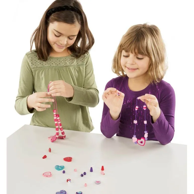 Melissa & Doug Sweet Hearts Träpärlor 120 delar