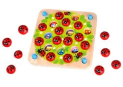 Memoryspel med nyckelpigor i trä Tooky Toy
