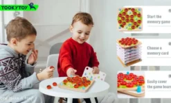 Memoryspel med nyckelpigor i trä Tooky Toy