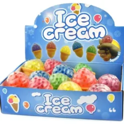 Mjuk Glass Ice Cream Klämglass Fidget
