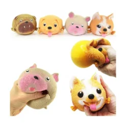 Mjuk Hund Squeeze klämdjur Fidget 11 cm