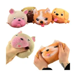 Mjuk Hund Squeeze klämdjur Fidget 11 cm