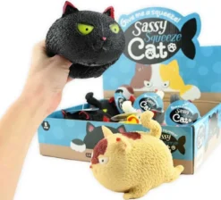 Mjuk Katt Squeeze Stretchig Katt 11 cm