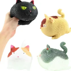 Mjuk Katt Squeeze Stretchig Katt 11 cm