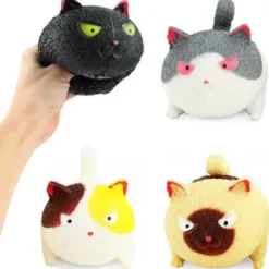 Mjuk Katt Squeeze Stretchig Katt 11 cm