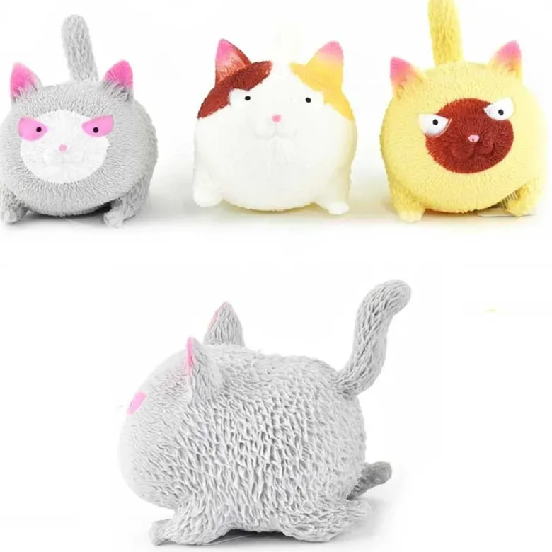 Mjuk katt Squeeze Stretchigt Klämdjur
