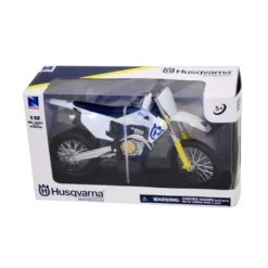 Motocross Husqvarna FC450 Lekaksmotorcykel 1:12