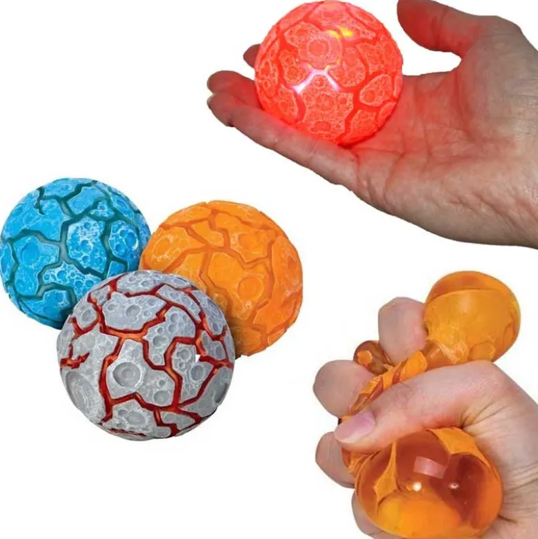 NeeDoh Lysande Lavaboll Klämboll Magma Light Up