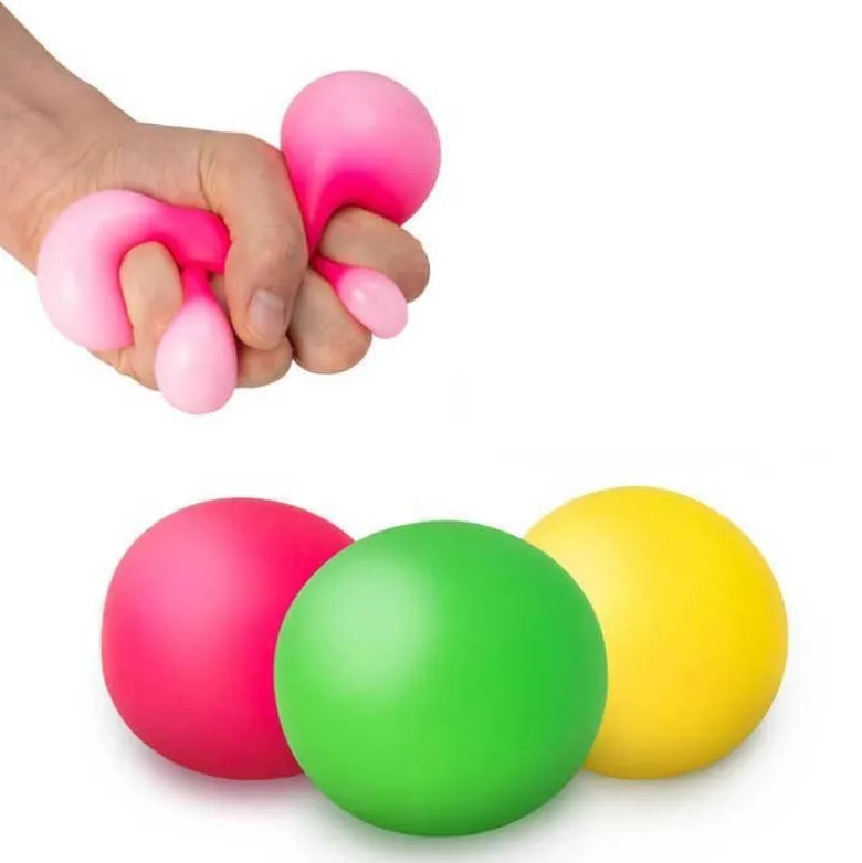 Neon Klämboll Squish Ball Tobar 7 cm