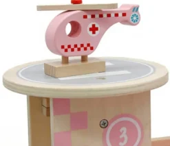 Parkeringsgarage Pastellfärger Woodi World Toy