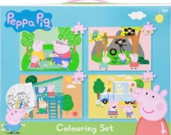 Peppa Pig Greta Gris barnpussel att måla 3 st pennor