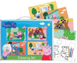 Peppa Pig Greta Gris barnpussel att måla 3 st pennor