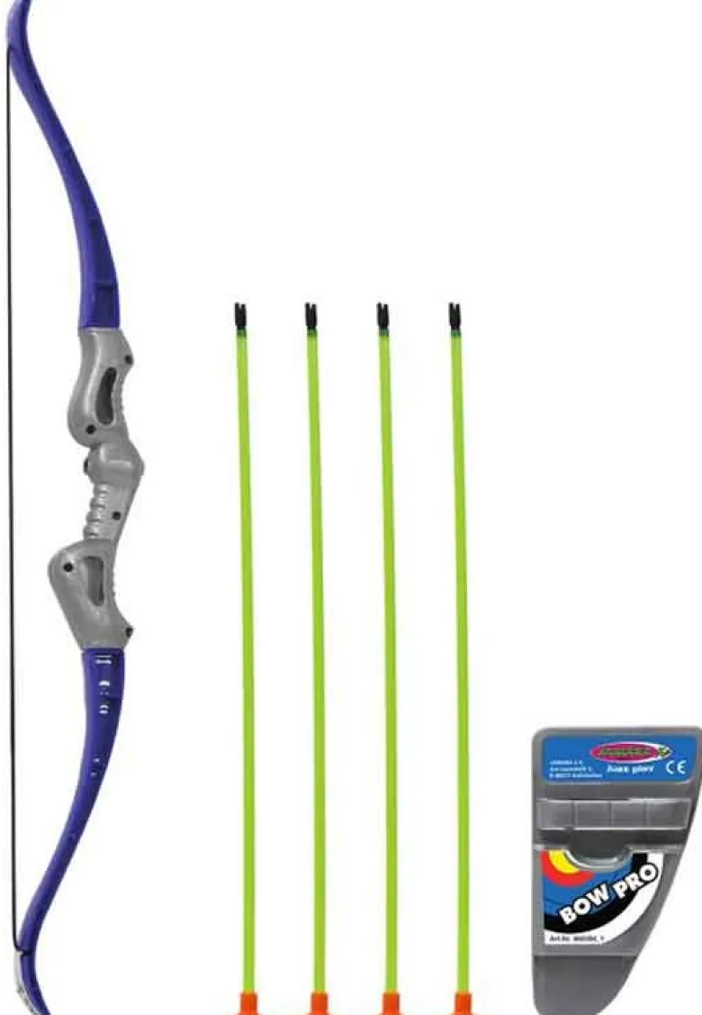 Pilbåge 57 cm med 4 st. pilar sugpropp